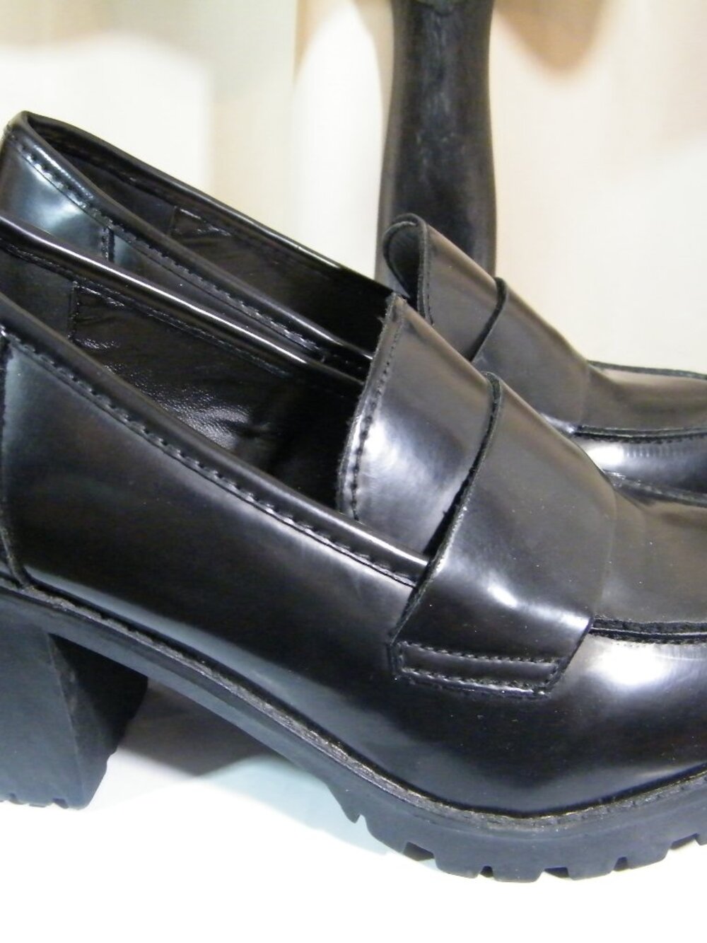Bamboo thick heel high heel, Sz. 7 women N.W.O.T